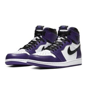 Nike Air Jordan 1 Men’s Retro High OG GS Court Purple 2.0 | Court Purple/Black